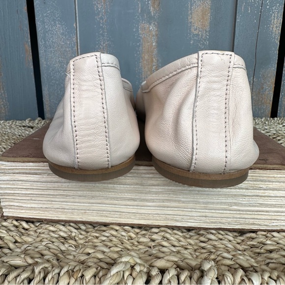 Pilcro Soft Square Toe Leather Ballet Flat Creme Sz 8 NWOB - Picture 6 of 13